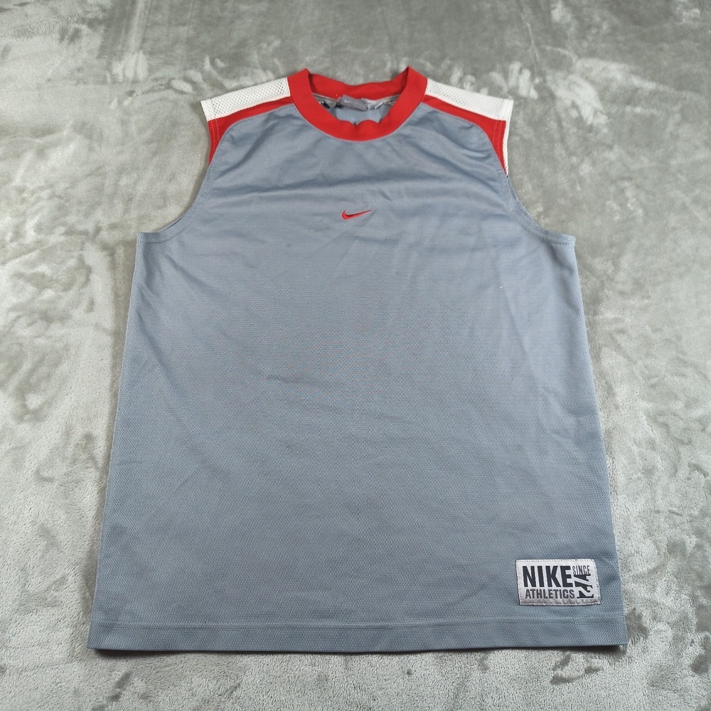 Vintage Nike Jersey Men XL Shirt Sleeveless Basketball Performance Center Swoosh